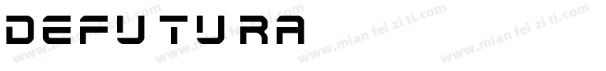 De Futura字体转换